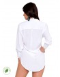 Debrisa 38181 белая пляжная рубашка