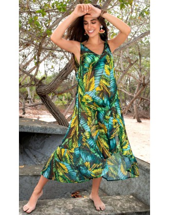 Garotas 0562 летнее длинное пляжное платье